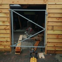 Hout toegangsdeur Zuidlaren